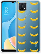 Silicone Back Cover OPPO A15 Telefoonhoesje met Naam Banana