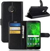 Motorola Moto G6 Hoesje Wallet Case Zwart