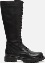 Ann Rocks Hoge veterboots zwart - Maat 40