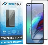 Mobigear Gehard Glas Ultra-Clear Screenprotector voor Motorola Moto G100 - Zwart