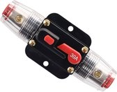 30A 12V-24V Inline stroomonderbreker Handmatige reset schakelaar Zekering