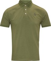 Blue Black Amsterdam Hommes Polo Lars - Vert Armée - Taille M