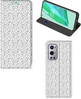 Telefoon Hoesje OnePlus 9 Pro Flipcase Stripes Dots
