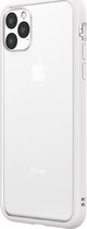 Apple iPhone 11 Pro Max Hoesje - Rhinoshield - MOD NX Serie - Hard Kunststof Backcover - Transparant / Wit - Hoesje Geschikt Voor Apple iPhone 11 Pro Max