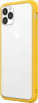 Apple iPhone 11 Pro Max Hoesje - Rhinoshield - MOD NX Serie - Hard Kunststof Backcover - Transparant / Geel - Hoesje Geschikt Voor Apple iPhone 11 Pro Max