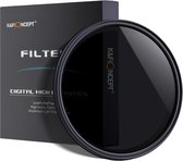 K&F Concept 77mm variabele ND2-ND400 filter MC ND fader grijsfilter