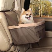PETSAFE - Happy Ride Autostoel voor Honden - Afmetingen: 35cm x 30cm x 20cm - Kleur: Bruin - Voor honden tot 5kg