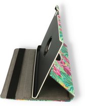 HB Hoes Geschikt voor Samsung Galaxy Tab A7 (2020) 10.4 inch - Draaibare Tablet Case Met Print - Tropische Bloemen