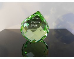 Swarovski beeldje 2008 SCS Gala Water 967003 | kristallen steen verzamelobject | elegante luxe stijl voor Swarovski kunstwerken