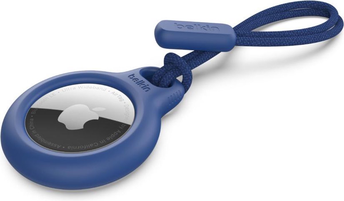 Belkin Beschermende tracker houder met bandje - voor Apple AirTag - Blauw - 1 stuk