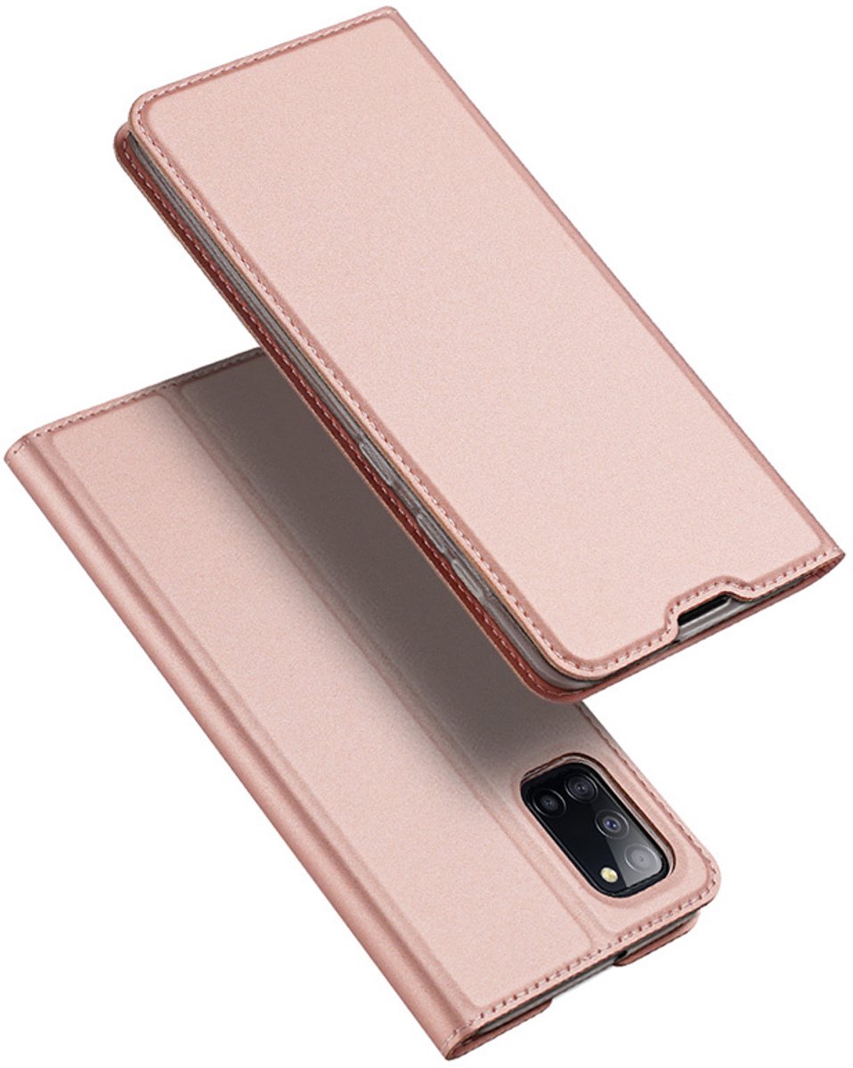 Dux Ducis - pro serie slim wallet hoes - Geschikt voor Samsung Galaxy A31 - Rose Goud