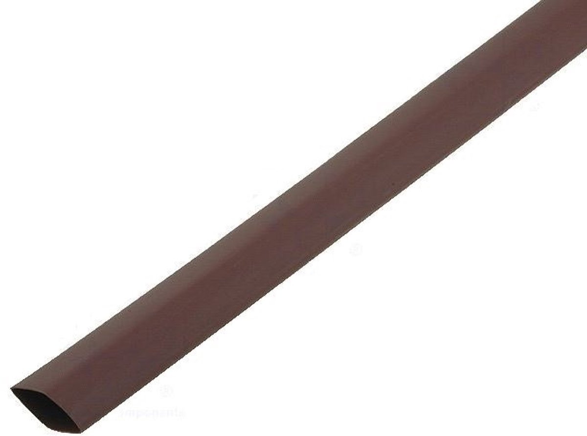 Krimpkous - 2:1 - 4,8 naar 2,4mm - 1 meter - Bruin