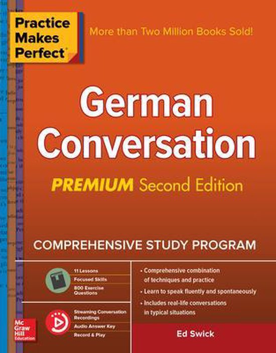 Practice Makes Perfect: German Conversation, Premium Second  ... - cover
