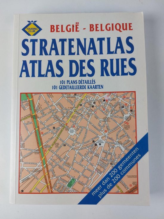 Wegenatlas België 98 - cover