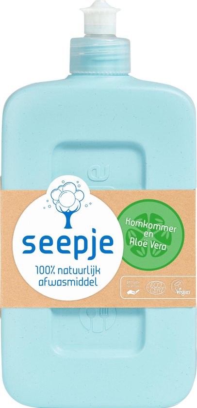 Seepje - Afwasmiddel - Komkommer en Aloë Vera