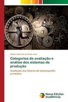 Categorias de avaliacao e analise dos sistemas de producao