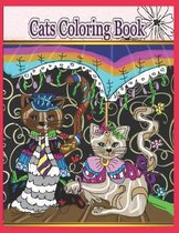 Cats Coloring Book