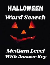Halloween Word Search Medium Level With Answer Key