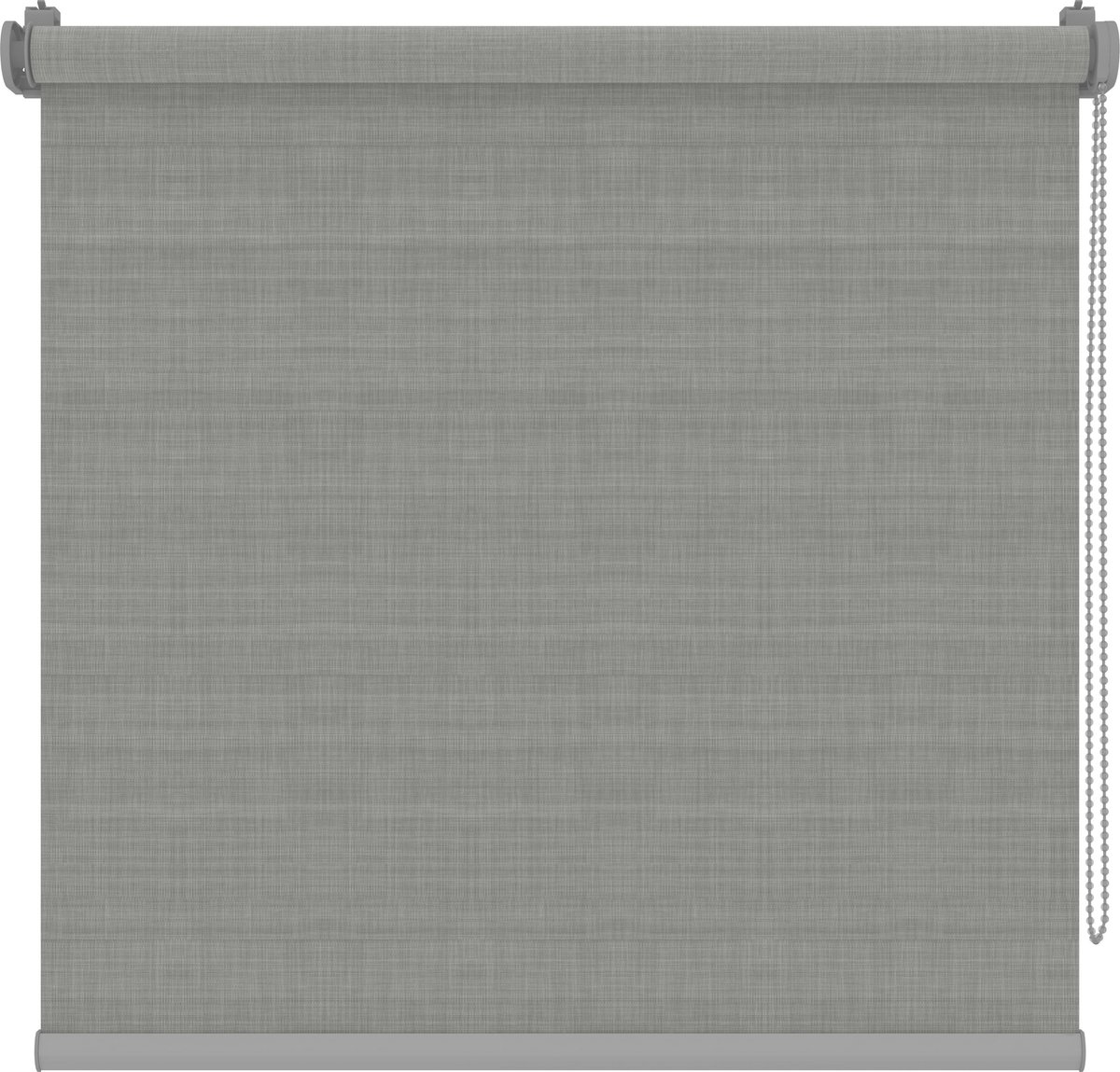 BloomTheRoom rolgordijn - Screen licht grijs - Transparant - 57x190 cm