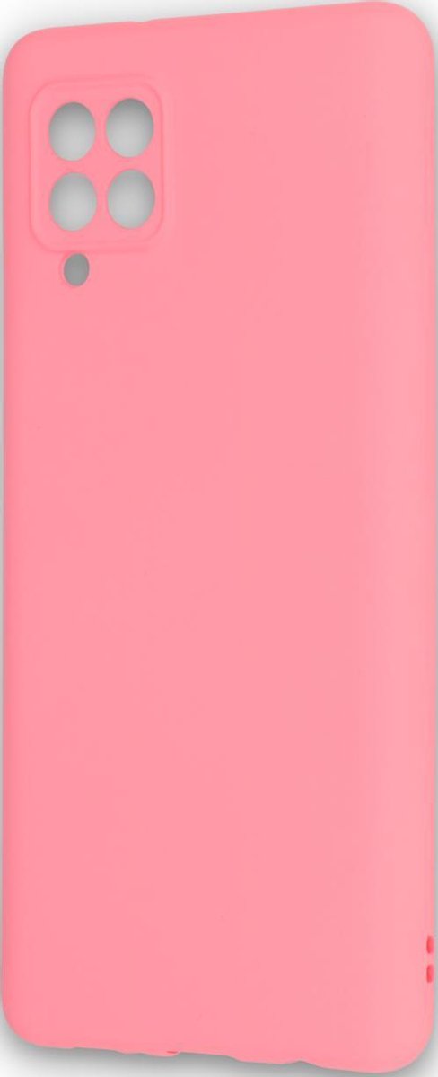 HB Hoesje Geschikt voor Samsung Galaxy A42 5G - Roze - Siliconen Back Cover