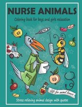 Nurse Animal Coloring book