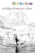 Libro de colorear 100 dibujos de vaca para colorear