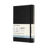 Moleskine 18 Maanden Agenda - 2021/22 - Maandelijks - Large - Hardcover - Zwart