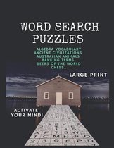 LARGE PRINT Word Search Puzzles