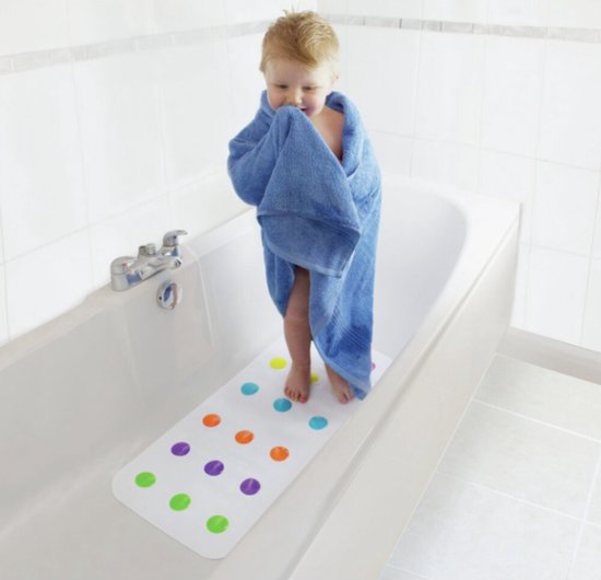 Siège de bain à pois Munchkin Dandy Dots - Blanc