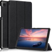 Samsung Galaxy Tab A7 Lite Hoes Tri-Fold Book Case Zwart