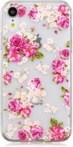 Apple iPhone Xr Hoesje - Mobigear - Design Serie - TPU Backcover - Peonies - Hoesje Geschikt Voor Apple iPhone Xr
