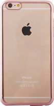 Apple iPhone 6s Hoesje - Mobigear - Royal Serie - TPU Backcover - Transparant / Roze - Hoesje Geschikt Voor Apple iPhone 6s