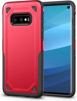 Mobigear Armor Hardcase voor de Samsung Galaxy S10e - Rood