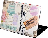 Mobigear Design Case Geschikt voor MacBook 12 inch A1534 - Vrijheidsbeeld