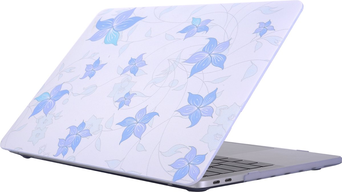 Mobigear - Laptophoes geschikt voor Apple MacBook Pro 13 Inch (2016-2019) Hoes Hardshell Laptopcover MacBook Case | Mobigear Flowers - Model 40 - Model A1706 / A1708 / A1989 / A2159
