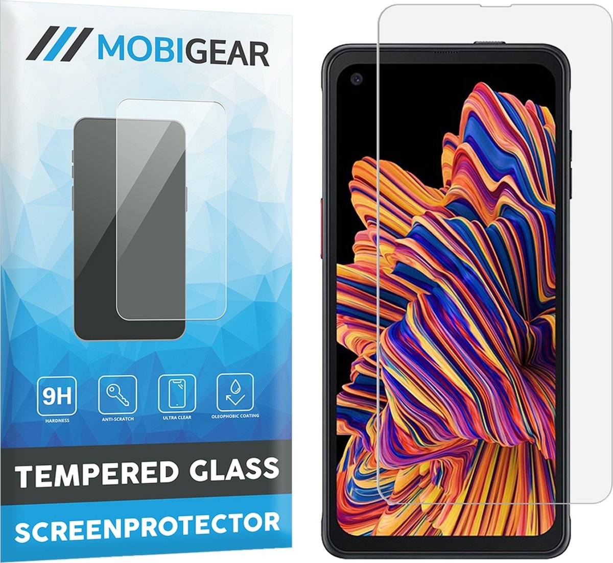 Mobigear Screenprotector geschikt voor Samsung Galaxy Xcover Pro Glazen | Mobigear Screenprotector