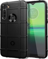 Motorola Moto G8 Power Hoesje - Mobigear - Rugged Shield Serie - TPU Backcover - Zwart - Hoesje Geschikt Voor Motorola Moto G8 Power