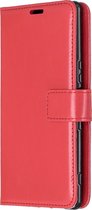Mobigear Wallet Bookcase Hoesje - Geschikt voor Sony Xperia 5 - Rood