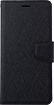 Mobigear Silk Bookcase Hoesje - Geschikt voor OPPO A91 - Zwart