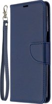 Xiaomi Redmi Note 9 Pro Hoesje - Mobigear - Excellent Serie - Kunstlederen Bookcase - Blauw - Hoesje Geschikt Voor Xiaomi Redmi Note 9 Pro