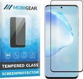 Mobigear Curved Gehard Glas Ultra-Clear Screenprotector voor Samsung Galaxy S20 - Zwart