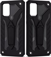 Samsung Galaxy S20 Plus Hoesje - Mobigear - Armor Stand Serie - Hard Kunststof Backcover - Zwart - Hoesje Geschikt Voor Samsung Galaxy S20 Plus