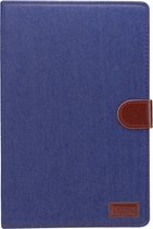 Mobigear Denim Bookcase Geschikt voor Huawei MediaPad M5 / M5 Pro 10.8 inch - Donkerblauw