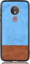 Mobigear Two-Tone Hardcase voor de Motorola Moto G7 Power - Blauw