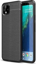 Google Pixel 4 XL Hoesje - Mobigear - Luxury Serie - TPU Backcover - Zwart - Hoesje Geschikt Voor Google Pixel 4 XL