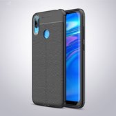 Huawei Y7 (2019) Hoesje - Mobigear - Luxury Serie - TPU Backcover - Zwart - Hoesje Geschikt Voor Huawei Y7 (2019)