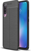 Xiaomi Mi 9 Hoesje - Mobigear - Luxury Serie - TPU Backcover - Zwart - Hoesje Geschikt Voor Xiaomi Mi 9