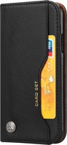 HONOR 8S Hoesje - Mobigear - Card Set Serie - Kunstlederen Bookcase - Zwart - Hoesje Geschikt Voor HONOR 8S