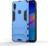 Xiaomi Redmi 7 Hoesje - Mobigear - Armor Stand Serie - Hard Kunststof Backcover - Blauw - Hoesje Geschikt Voor Xiaomi Redmi 7