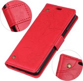 Xiaomi Redmi Note 7 Hoesje - Mobigear - Ranch Serie - Kunstlederen Bookcase - Rood - Hoesje Geschikt Voor Xiaomi Redmi Note 7